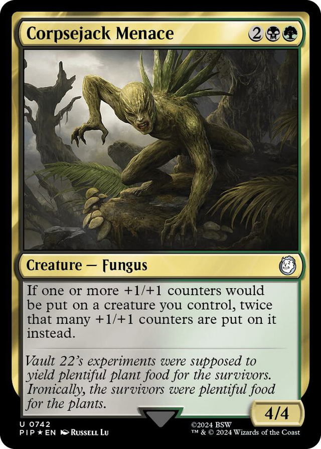 0742 Corpsejack Menace (Surge Foil) U Universes Beyond: Fallout