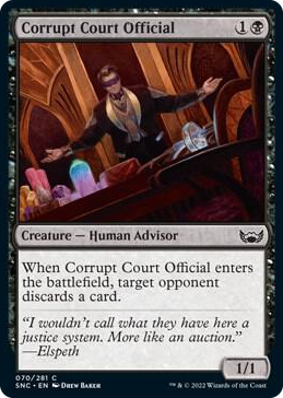 0070 Corrupt Court Official C Streets of New Capenna