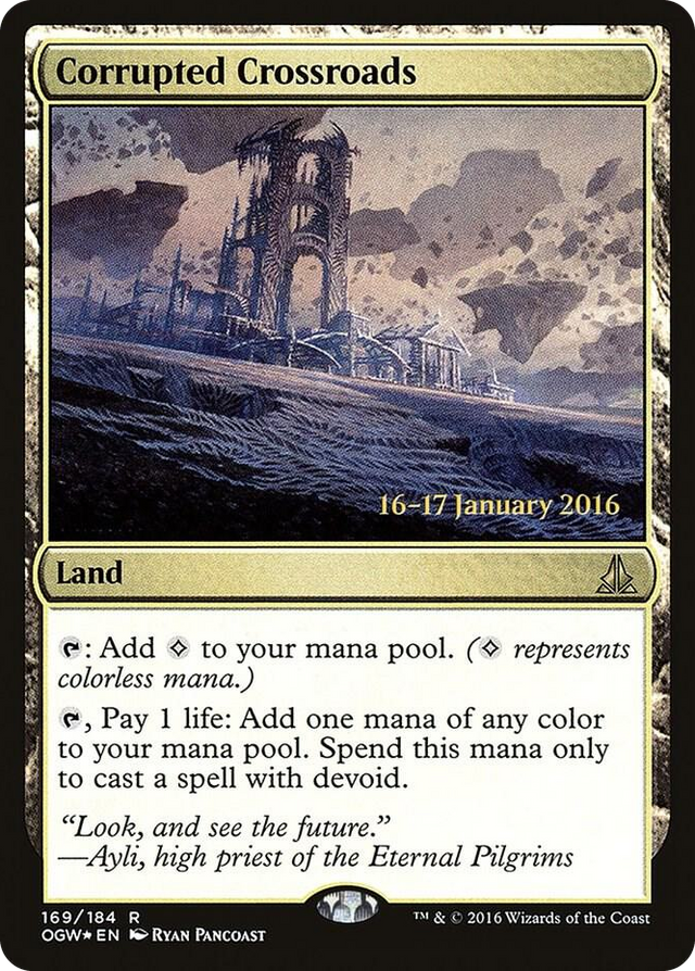 0169 Corrupted Crossroads R Prerelease Cards