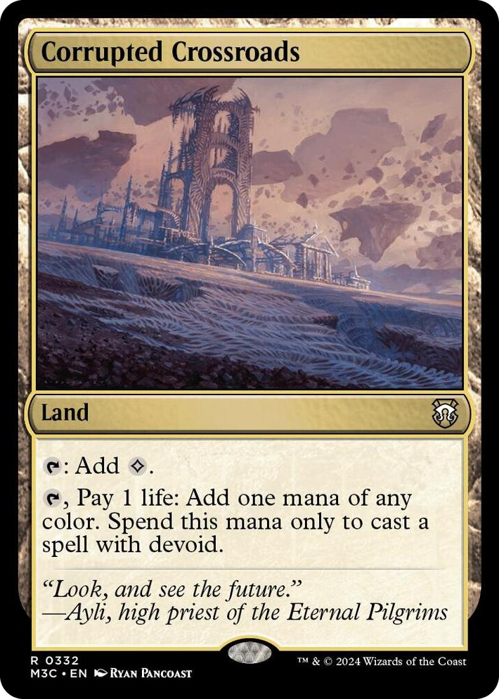 0332 Corrupted Crossroads R Commander: Modern Horizons 3