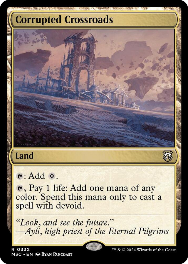 0332 Corrupted Crossroads R Commander: Modern Horizons 3