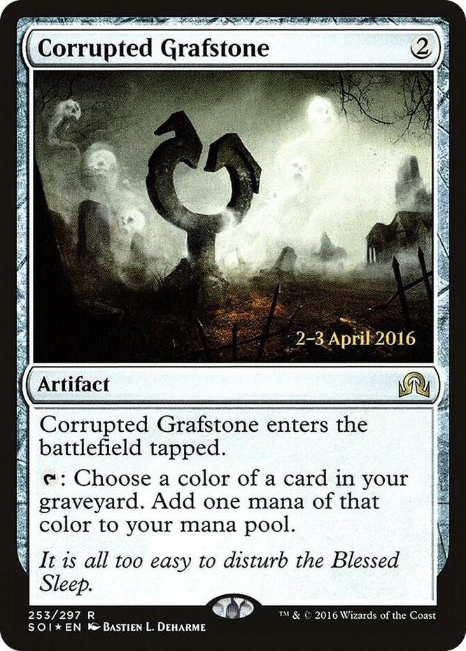 Corrupted Grafstone #253 R - Prerelease Cards Pokemon card