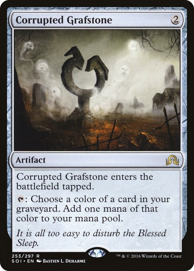 Corrupted Grafstone #253 R - Shadows over Innistrad Pokemon card