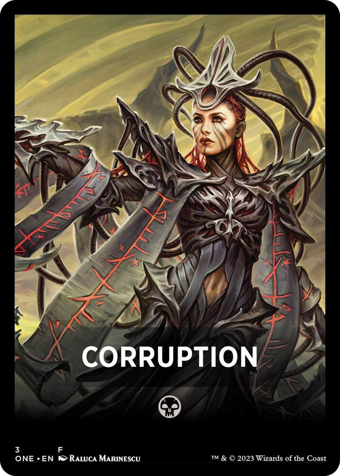 Corruption Theme Card #3 T - Phyrexia: All Will Be One Pokemon card