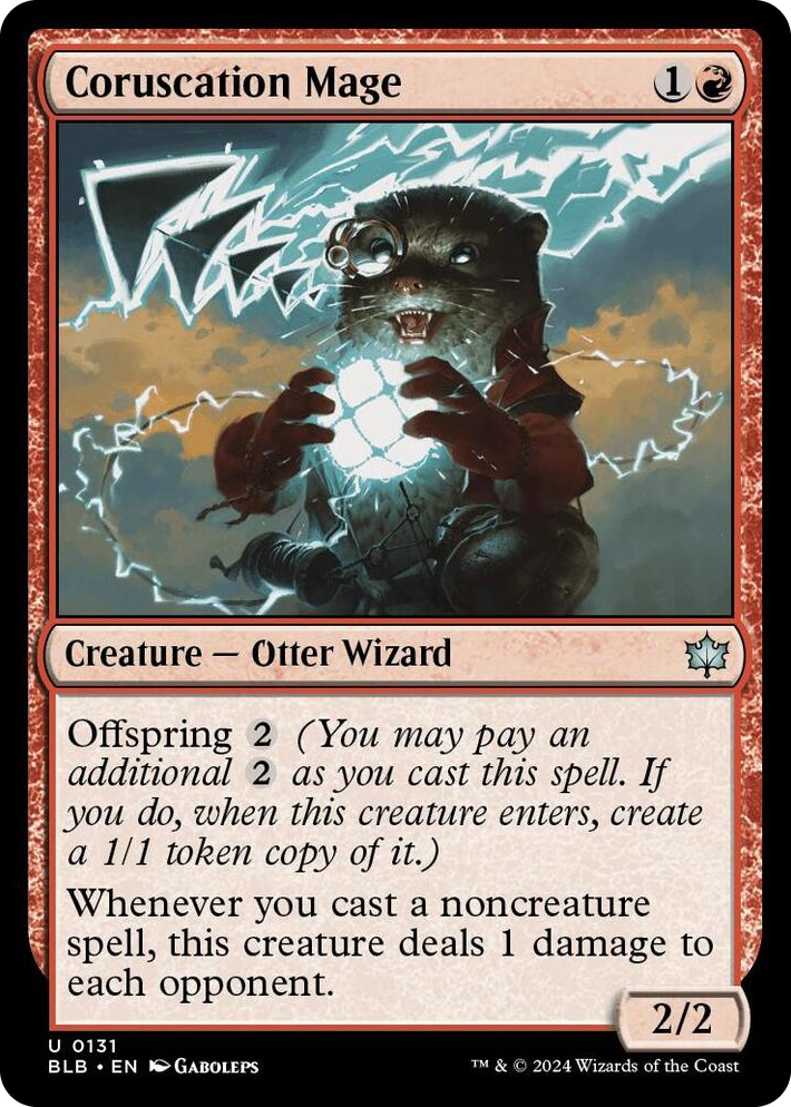 0131 Coruscation Mage U Bloomburrow