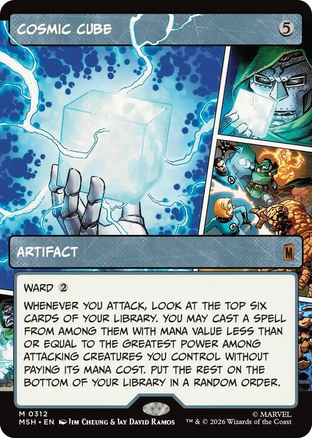 0312 Cosmic Cube (Borderless) (0312) M Marvel Super Heroes