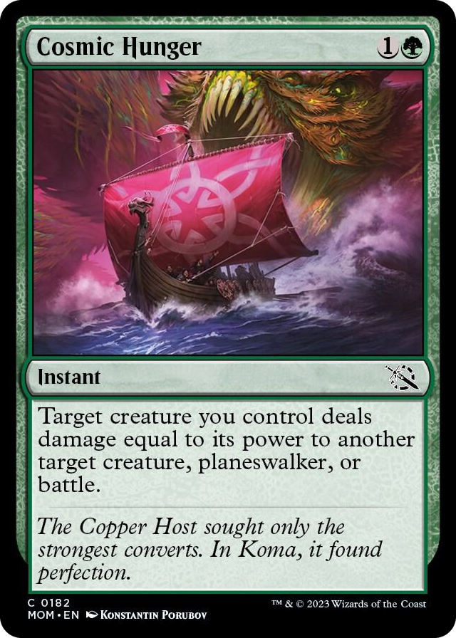 Cosmic Hunger #182 C - March of the Machine Pokemon card