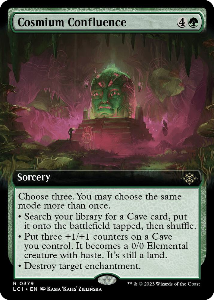 0379 Cosmium Confluence (Extended Art) R The Lost Caverns of Ixalan