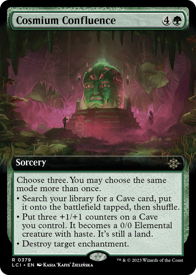 0379 Cosmium Confluence (Extended Art) R The Lost Caverns of Ixalan