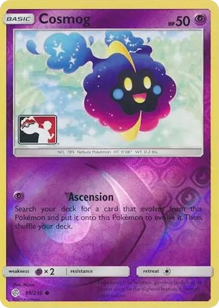 0099 Cosmog Common League & Championship Cards
