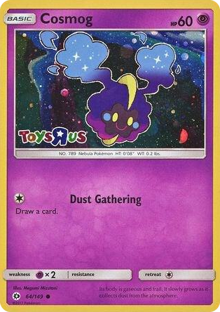 0064 Cosmog - 64/149 (Toys R Us Promo) Promo Miscellaneous Cards & Products