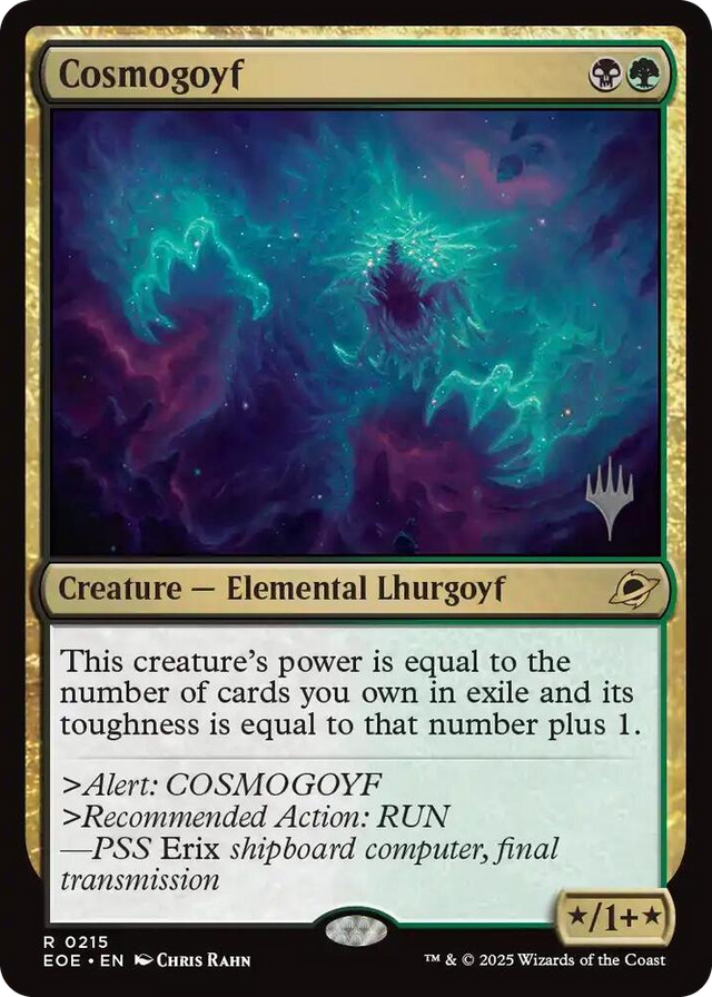 0215 Cosmogoyf R Promo Pack: Edge of Eternities