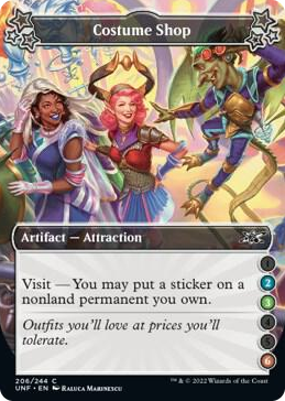 Costume Shop (2-3-6) #206 C - Unfinity Pokemon card