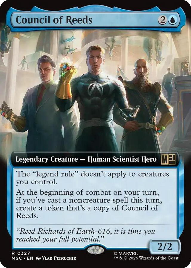 0327 Council of Reeds (Extended Art) R Commander: Marvel Super Heroes