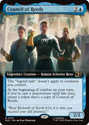 0327 Council of Reeds (Extended Art) R Commander: Marvel Super Heroes