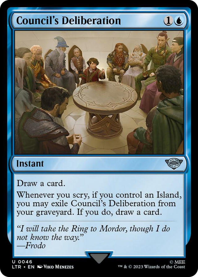0046 Council's Deliberation U Universes Beyond: The Lord of the Rings: Tales of Middle-earth