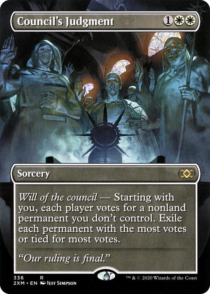 0336 Council's Judgment (Borderless) R Double Masters