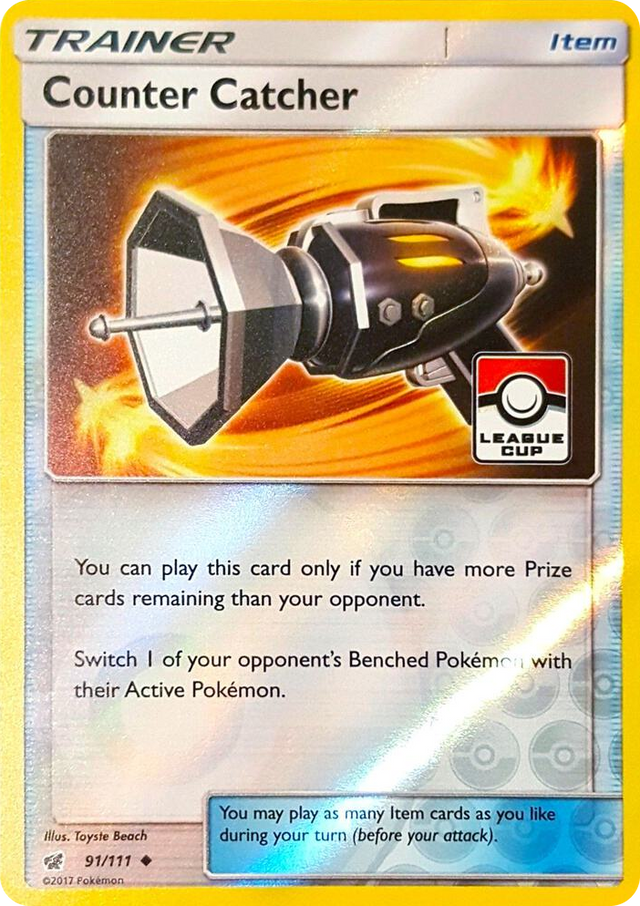 0091 Counter Catcher - 91/111 (League Cup) Promo League & Championship Cards