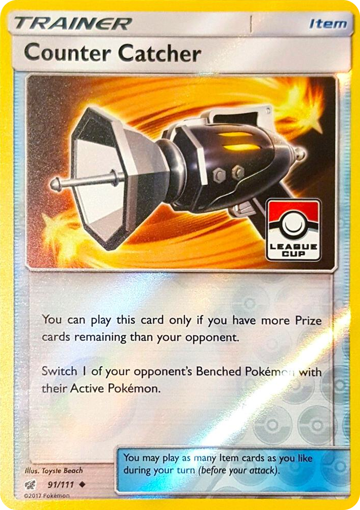 0091 Counter Catcher - 91/111 (League Cup) Promo League & Championship Cards