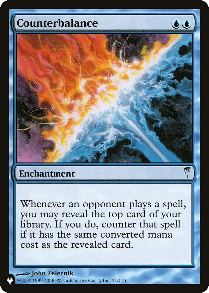 0031 Counterbalance U The List Reprints