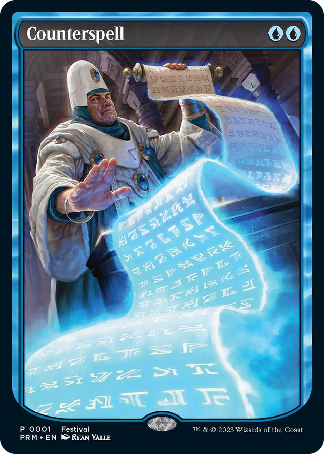 0001 Counterspell P MagicFest Cards