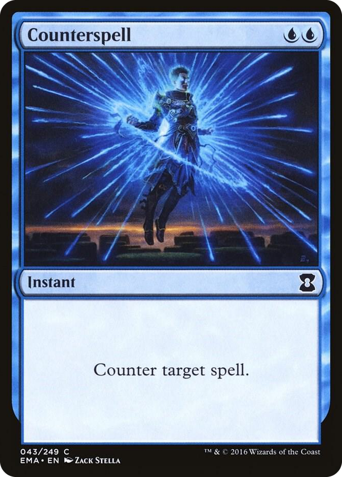 Counterspell #43 C - Eternal Masters Pokemon card