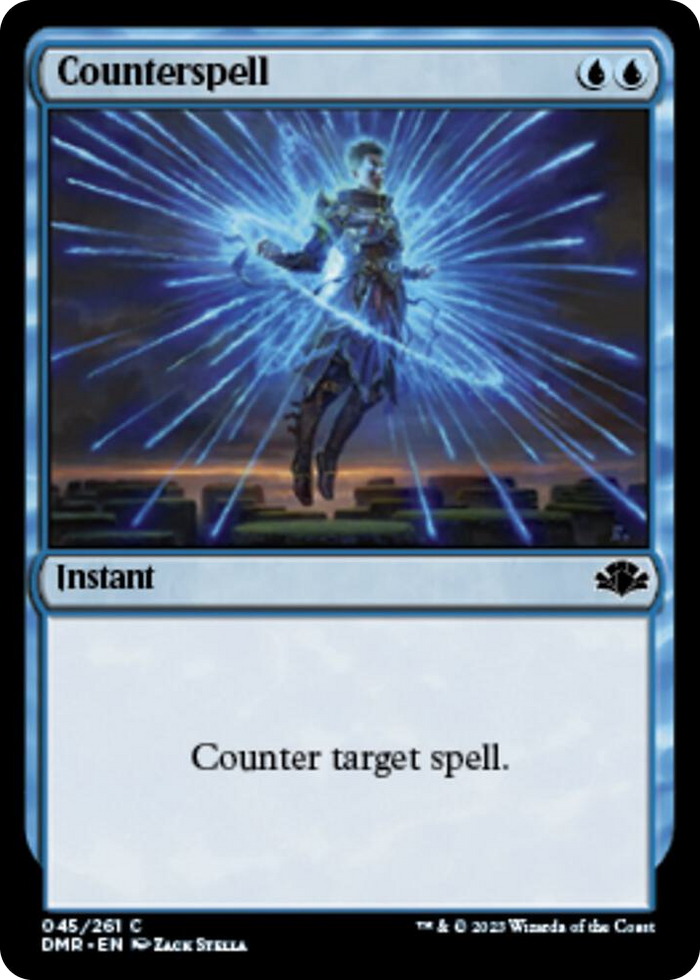 Counterspell #45 C - Dominaria Remastered Pokemon card