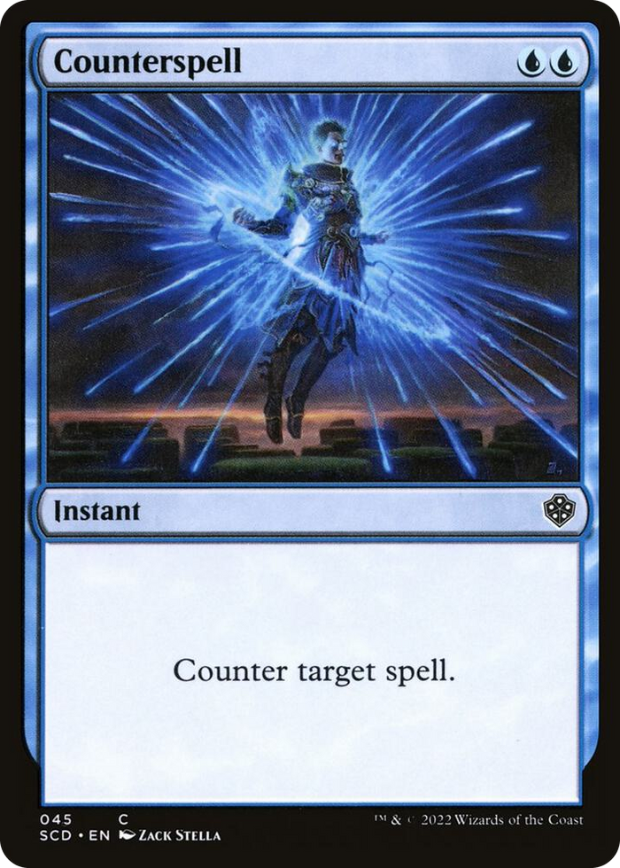 Counterspell #45 C - Starter Commander Decks Pokemon card