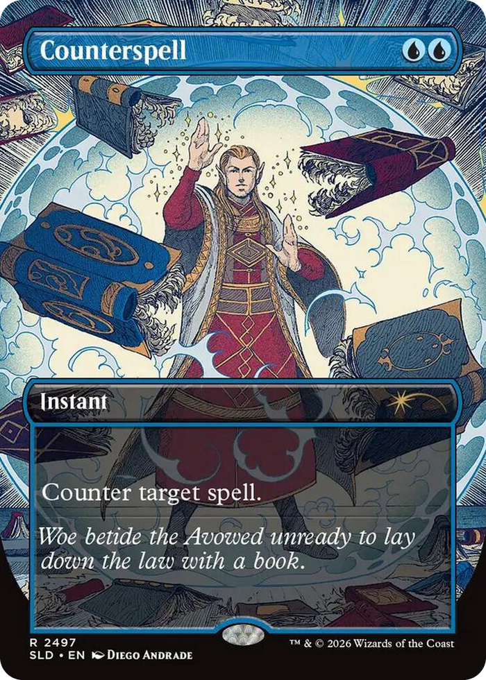 Counterspell (2497) #2497 R - Secret Lair Drop Series Pokemon card