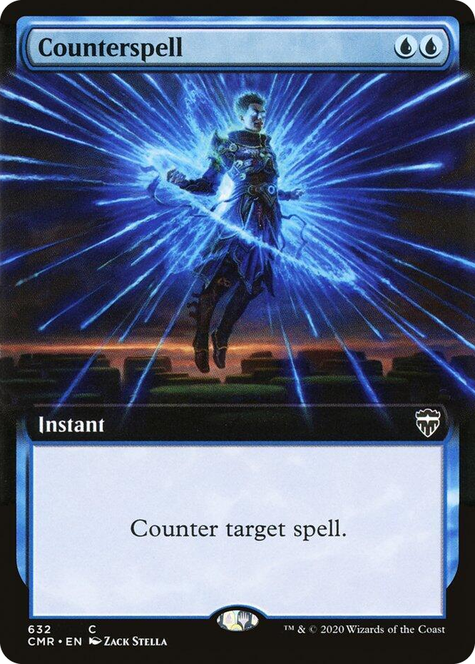 0632 Counterspell (Extended Art) C Commander Legends
