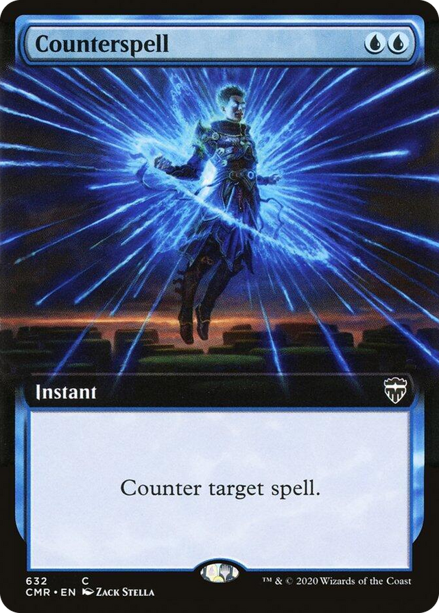 0632 Counterspell (Extended Art) C Commander Legends