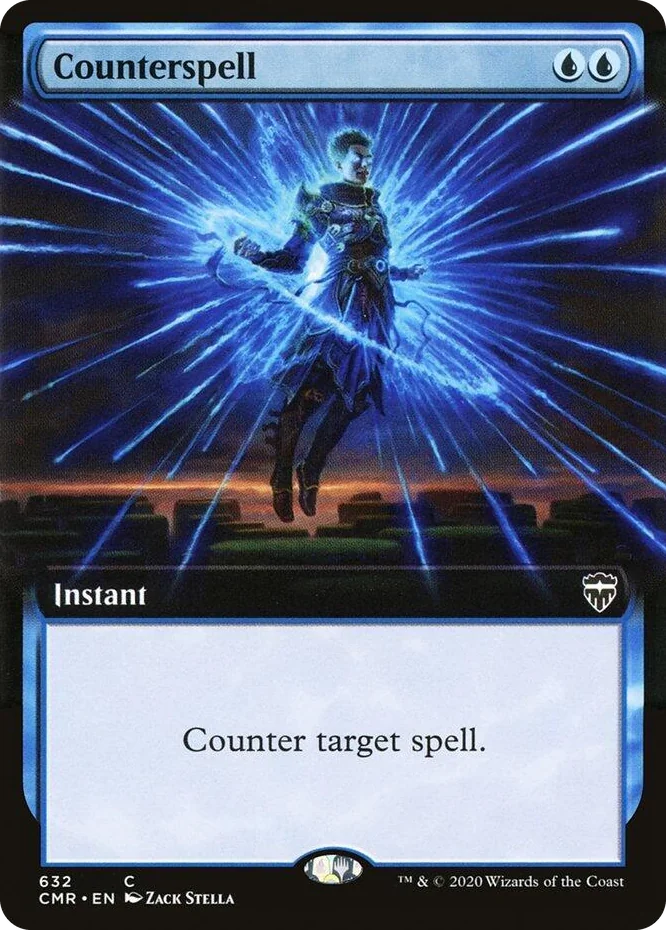 0632 Counterspell (Extended Art) C Commander Legends