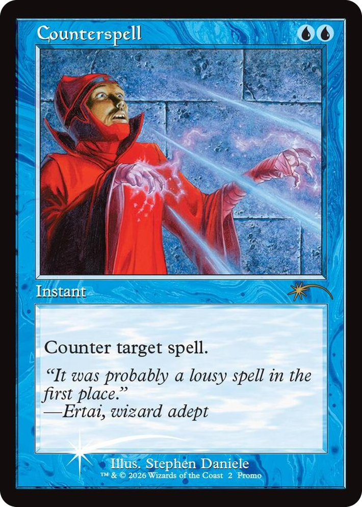 0002 Counterspell (Retro Frame) R MagicFest Cards