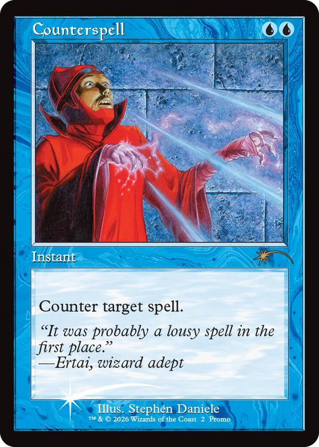 0002 Counterspell (Retro Frame) R MagicFest Cards