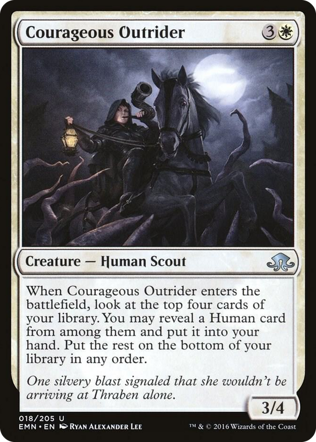 0018 Courageous Outrider U Eldritch Moon