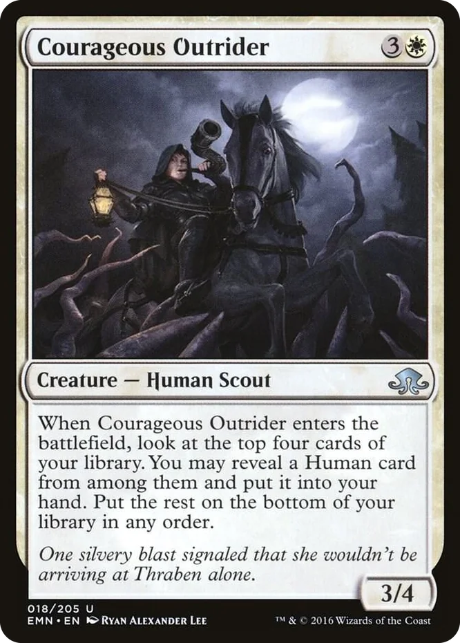 0018 Courageous Outrider U Eldritch Moon