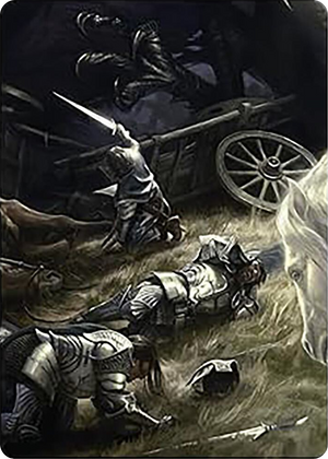 0016 Courageous Resolve Art Card S Art Series: Universes Beyond: The Lord of the Rings: Tales of Middle-earth