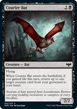 0102 Courier Bat C Innistrad: Crimson Vow