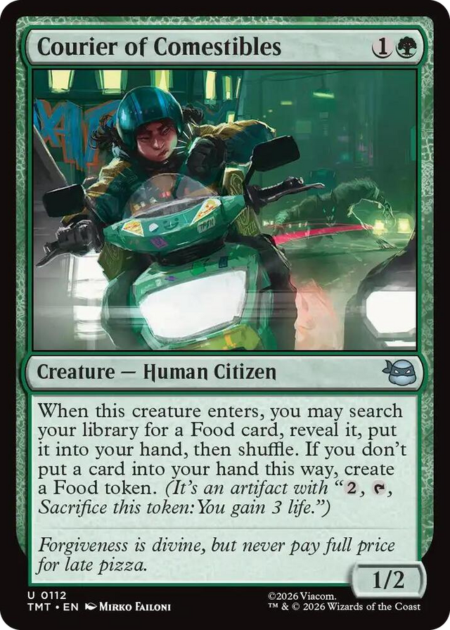 0112 Courier of Comestibles U Teenage Mutant Ninja Turtles