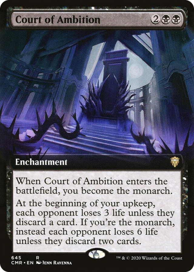 0645 Court of Ambition (Extended Art) R Commander Legends