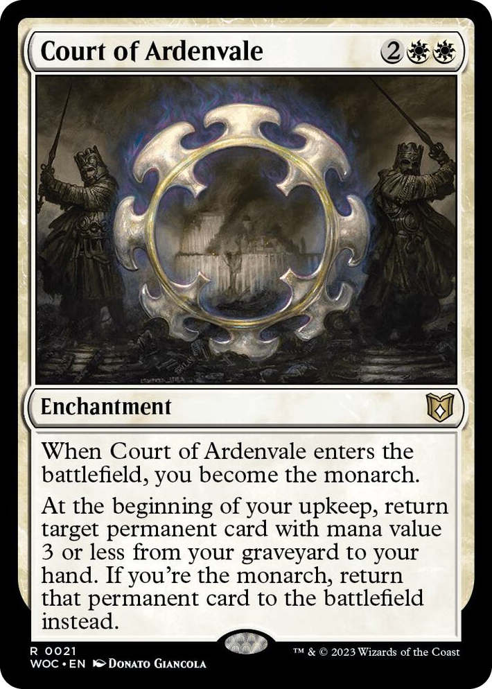 0021 Court of Ardenvale R Commander: Wilds of Eldraine