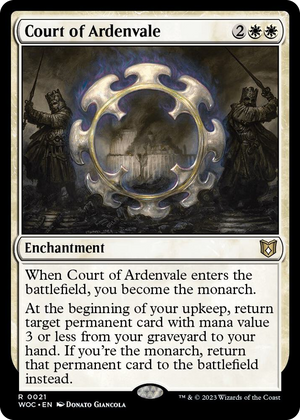 0021 Court of Ardenvale R Commander: Wilds of Eldraine