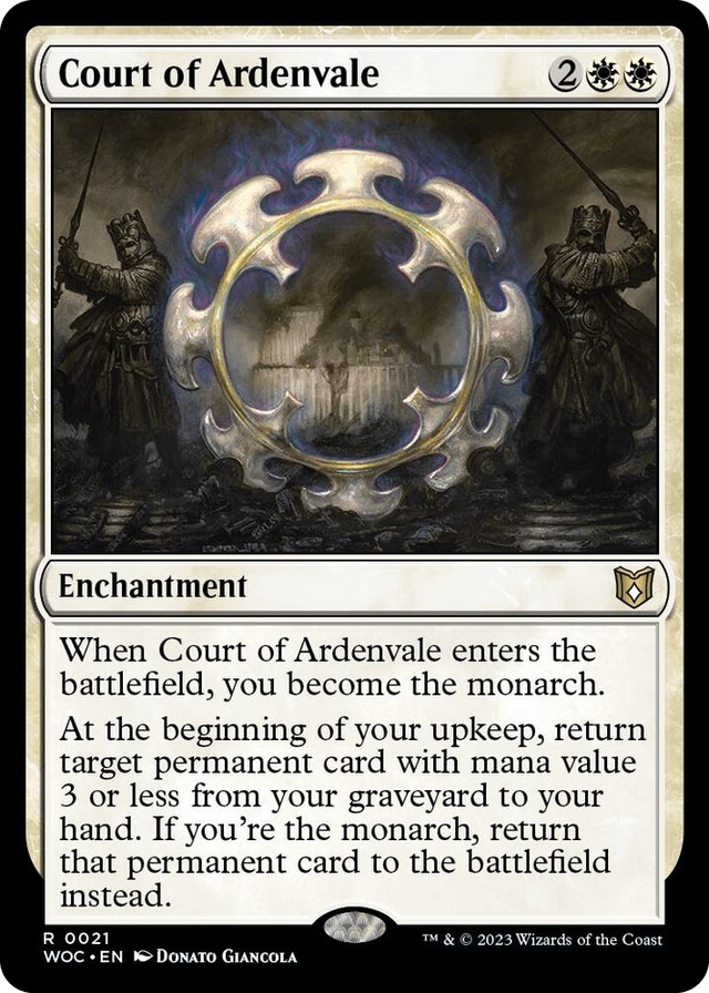 0021 Court of Ardenvale R Commander: Wilds of Eldraine