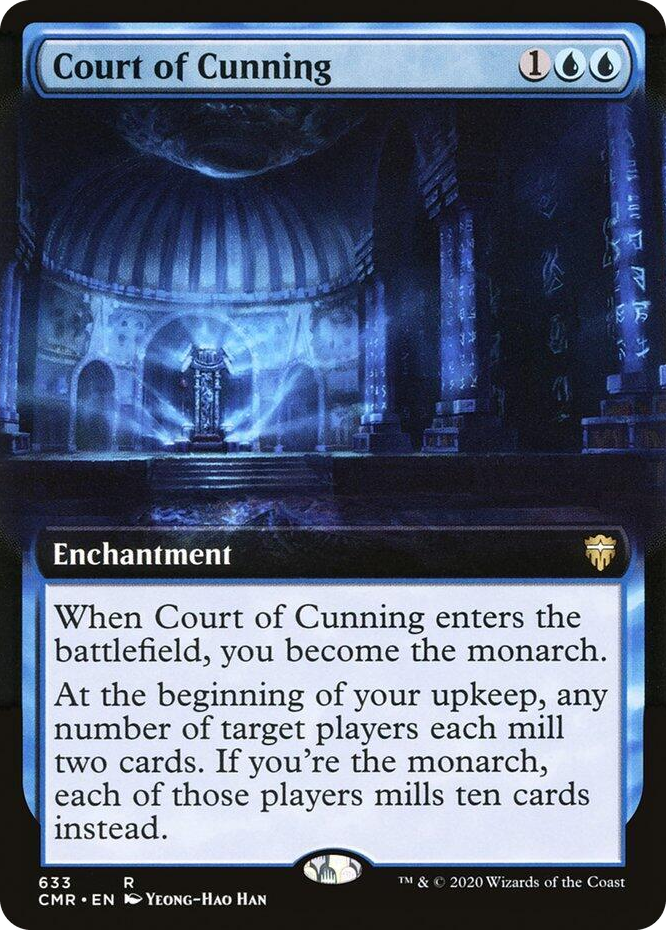 0633 Court of Cunning (Extended Art) R Commander Legends