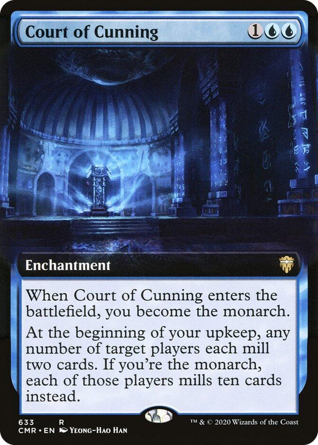 0633 Court of Cunning (Extended Art) R Commander Legends