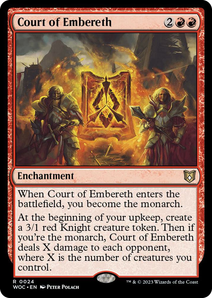 0024 Court of Embereth R Commander: Wilds of Eldraine