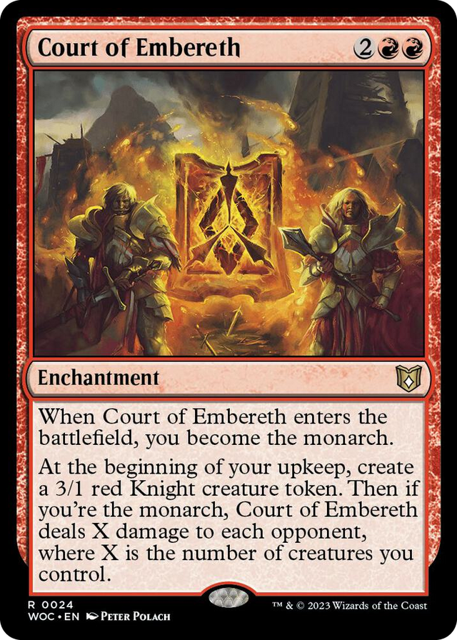 0024 Court of Embereth R Commander: Wilds of Eldraine