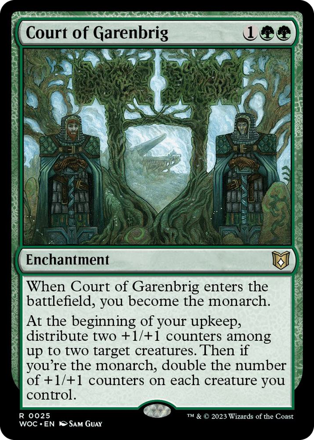0025 Court of Garenbrig R Commander: Wilds of Eldraine
