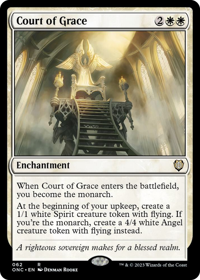 Court of Grace #62 R - Commander: Phyrexia: All Will Be One Pokemon card