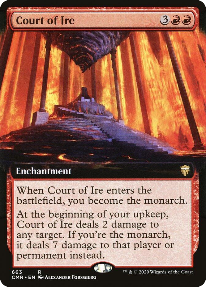 0663 Court of Ire (Extended Art) R Commander Legends